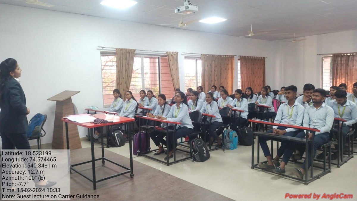 Guest Lecture on Carrier Guidance for BE students of Department of Electrical Engineering