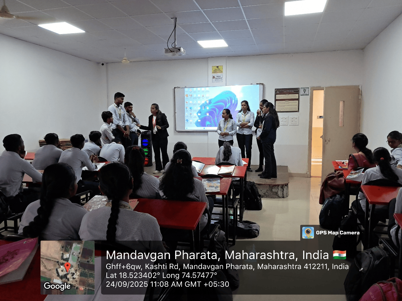 Guest Lecture on English Communication For IT Interview by Miss Tejsawini Dhamore Yess Info Tech  